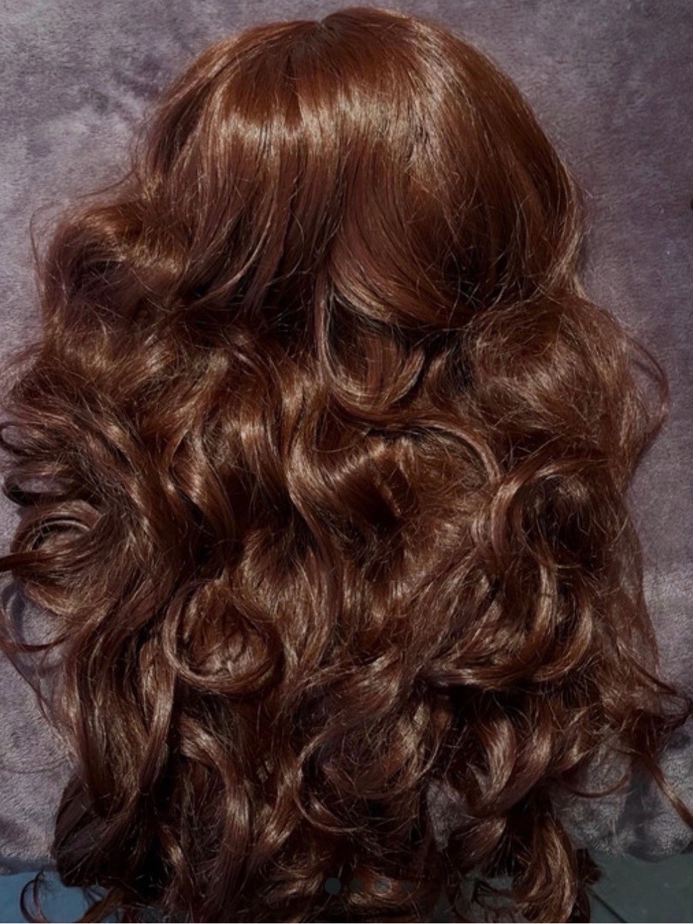 Never Used Copper Synthetic Wig